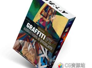 22组创意涂鸦元素转场叠加4K视频素材+音效 Creative Graffiti Animations & Overlays Pack