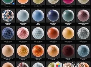 233组Substance高质量表面油漆金属漆涂层纹理材质预设 Paint