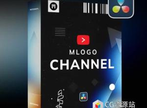 达芬奇插件-50个创意简约标题LOGO标志展示动画 mLogo Channel