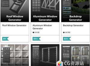 3DS MAX建筑门窗橱柜生成器插件合集 ArchVizTools Generators Collection for 3ds Max 2018-2026