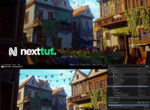 Blender+UE5风格化环境场景建模贴图渲染基础教程+中英文字幕
