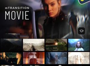 达芬奇插件-50组电影感叠化特效光圈闪烁扭曲过渡视频转场预设 mTransition Movie