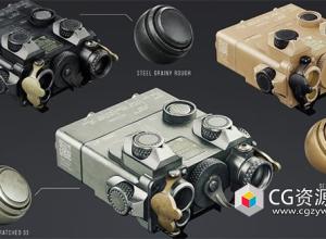 43组Substance枪支武器智能材质预设 Ultimate Gun and Weapon Smart Materials