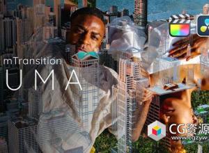 达芬奇插件-亮度遮罩视频转场预设 mTransition LUMA