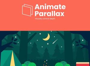 AE脚本-扁平化图层分层三维视差推拉移动MG动画 Animate Parallax v1.3.0+中文字幕教程