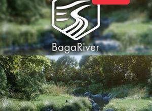 Blender自然环境资产河流植物绘制预设 Baga River Generator V2.2+中文字幕教程