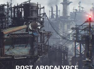 后启示录幸存者破败环境场景3D模型 FBX格式 Post Apocalypse Survivor Environment Kitbash set