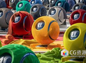 Unreal 56种4K PBR织物材质帆布棉布牛仔布毛皮针织布皮革亚麻布布料材质