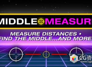 AE脚本-测量中心点距离联动动画生成 Middle Measure v1.0