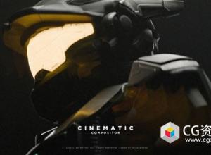 Blender镜头后期电影特效渲染插件 Cinematic Compositor Addon v2.0