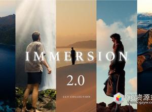 热门电影感旅拍人像风光纪录片松下索尼佳能尼康富士DJI后期调色LUT预设 Gamut – Immersion 1.0+2.0