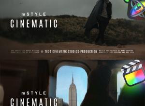 达芬奇+FCPX插件-视频叠加特效转场文字标题字幕动画预设 mStyle Cinematic
