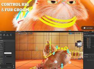 Blender/UE5角色高级绑定毛发修饰完整视频教程+中英文字幕