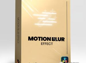 达芬奇插件-视频镜头运动模糊特效插件 Motion Blur+中文字幕教程