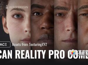 Reallusion头部扫描3D模型 Scan Reality Pro Combo