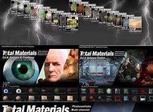 IClone材质素材包 IC6 Total Materials Collection Vol.1 – Vol.18