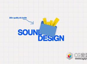 300+高品质用户界面通知/弹窗数据/图形动画/嗖嗖/故障/点击/快门/计数器拟音转场过渡音效素材 AM - Quality SOUND DESIGN pack