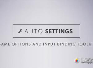 Unreal配置游戏选项输入绑定工具包 Auto Settings v1.31.0 UE5.6