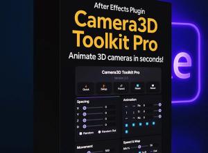 AE脚本-专业3D摄像机动画工具包 Camera3D Toolkit Pro V2.2.1