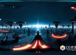 36张8K未来科幻外星HDRI背景全景环境 HDRI Futuristic Environments - 8K UE5.1 – 5.6