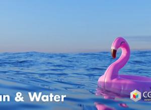 Blender动态水面海洋生成器插件 Alt Tab Ocean & Water v1.0.0