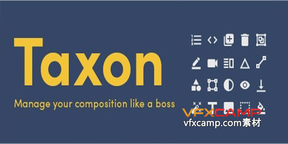 AE脚本一键控制所选图层脚本 Taxon V1.1.3 + 使用教程