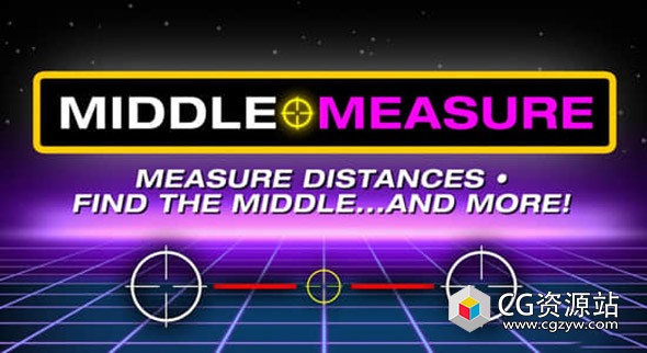 AE脚本-测量中心点距离联动动画生成 Middle Measure v1.0