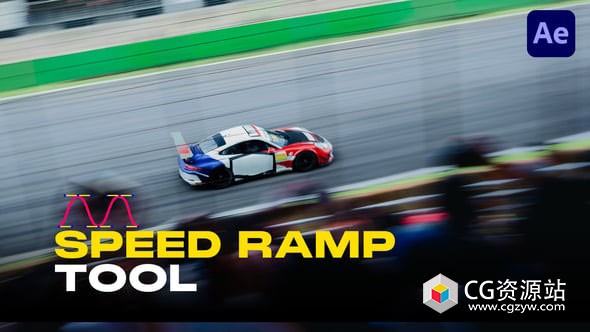 AE模板-视频速度控制斜坡快速播放工具包 Speed Ramp Tool After Effects