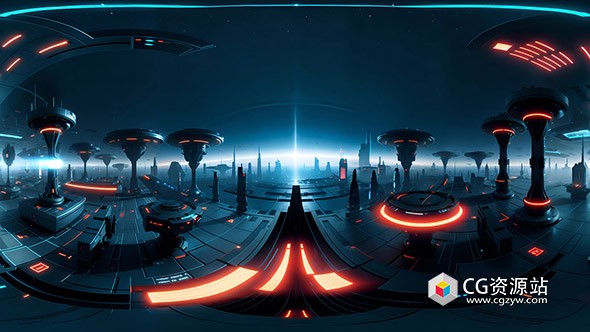 36张8K未来科幻外星HDRI背景全景环境 HDRI Futuristic Environments – 8K UE5.1 – 5.6-图片1