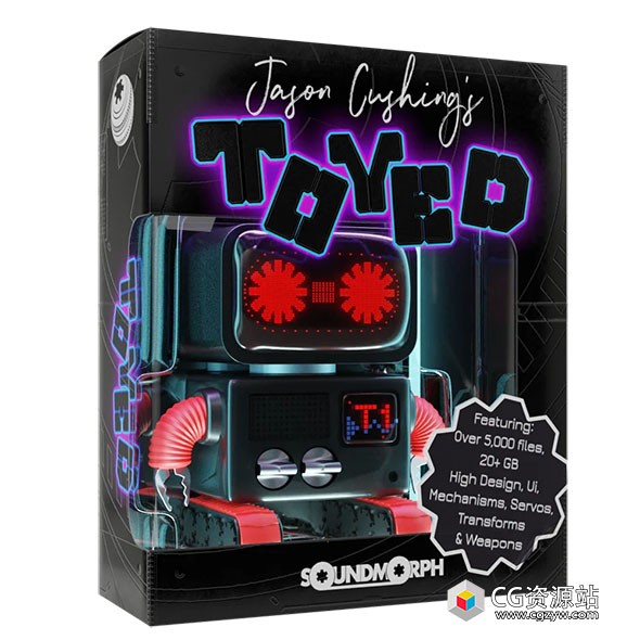 5000多种专业设计游戏/预告片/动画/科幻机械角色无损音效 TOYED