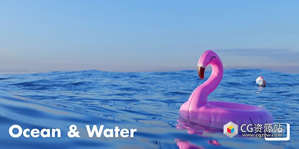 Blender动态水面海洋生成器插件 Alt Tab Ocean & Water v1.0.0